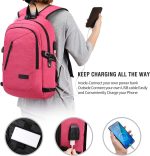 Laptop Backpack,Business Travel Anti Theft Backpack Gift for Men Women with USB Charging Port Lock,Slim Durable Water Resistant College School Bookbag Computer Bag Fits 15.6 Inch Laptop Notebook - Image 2